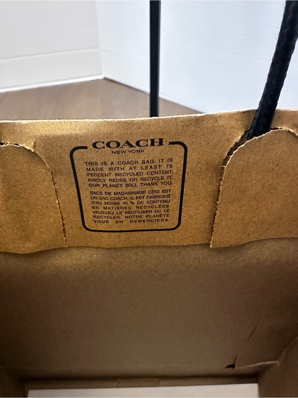 Coach Gift Bag - Picture 4 of 8